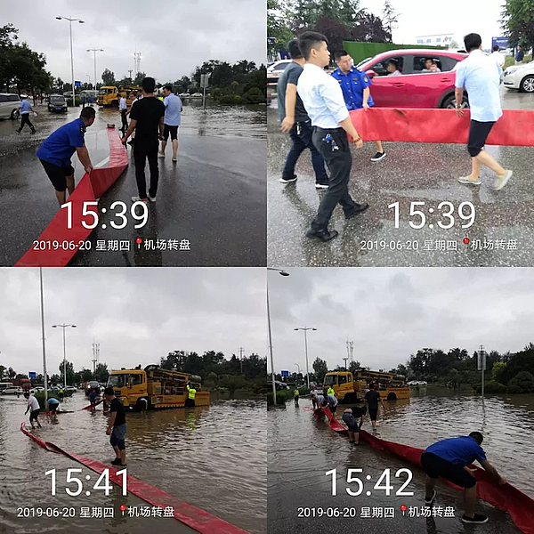 排涝抢险解民忧 坚守一线保畅通