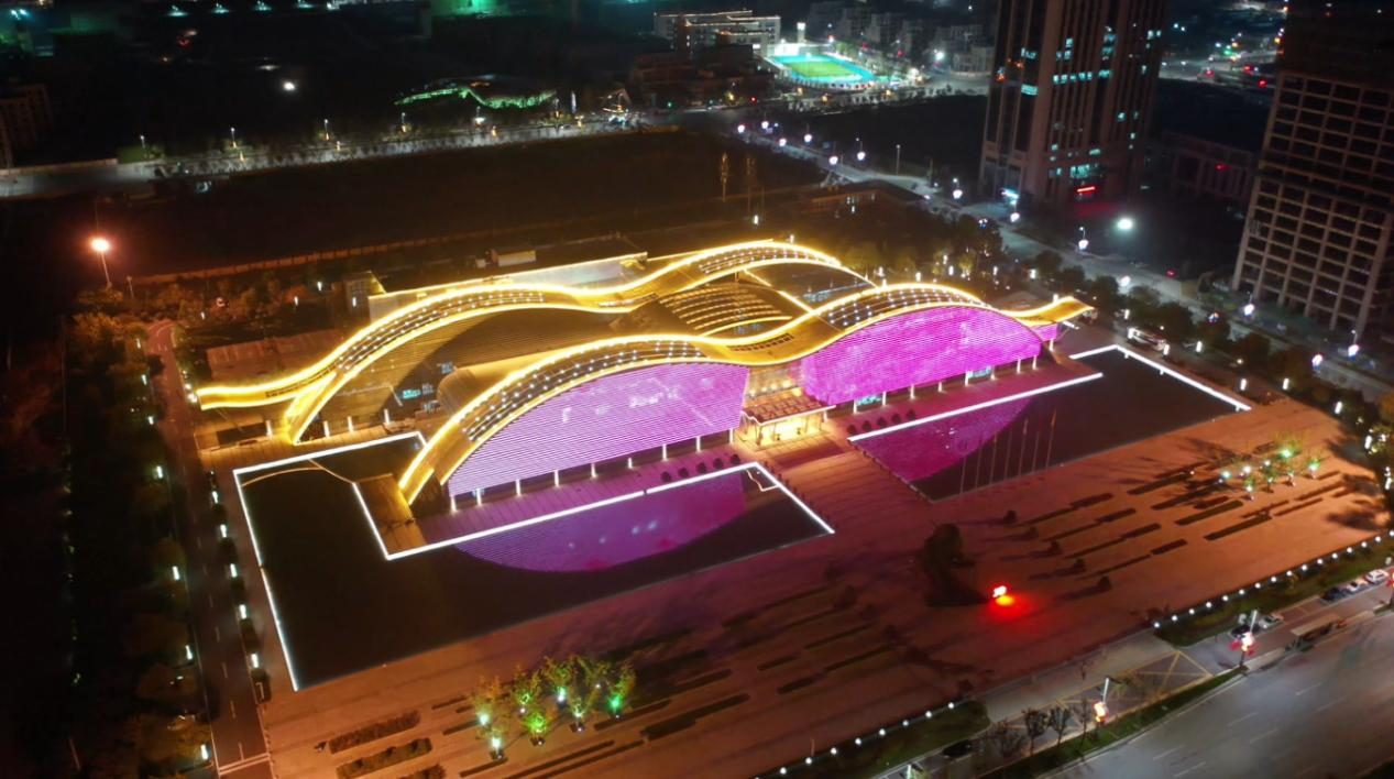 秦汉新城规划展览中心南广场正式开放！