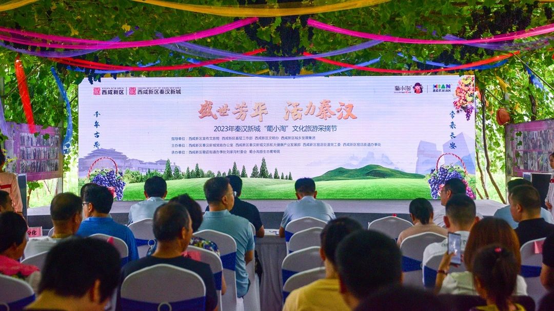 2023年秦汉新城“葡小淘”文化旅游采摘节举办
