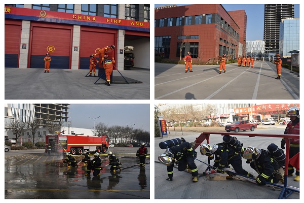 帝王路消防救援站多种形式推动春季全员岗位大练兵工作