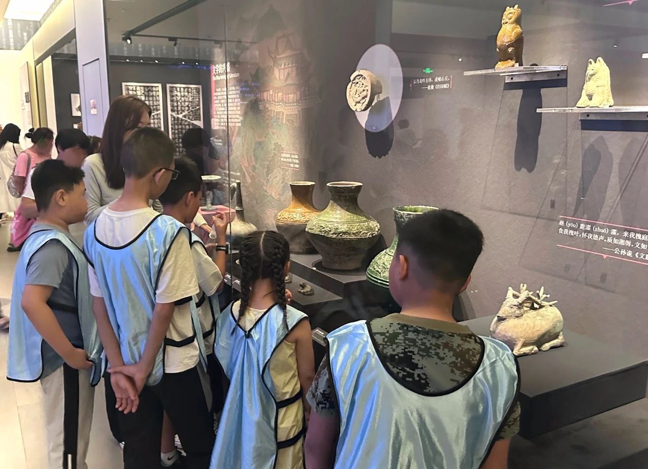 秦汉新城开展“博物启智 浸润童心”主题研学活动