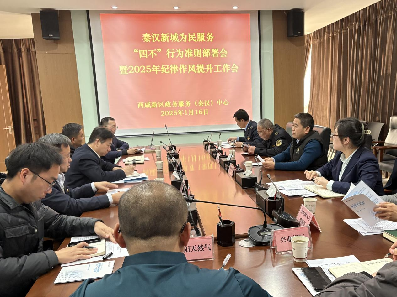 秦汉新城“四不”准则：强基础、提效能、抓落实、展新貌